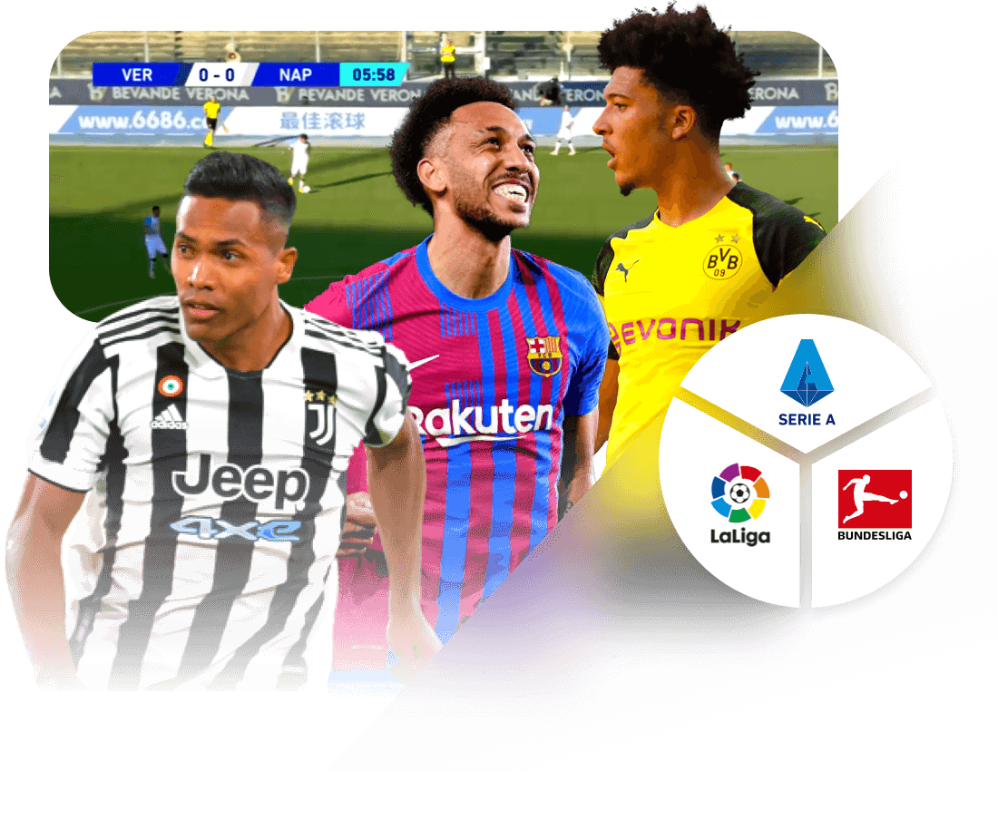 6686体育与意甲、西甲、德甲签订广告推广