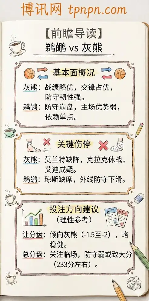 鹈鹕vs灰熊 | 常规赛前瞻 | 投注攻略